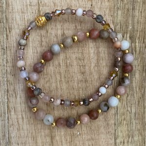 Perlenarmband Duo *Blush*